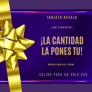 Tarjeta regalo Proline4u Tarjeta Regalo